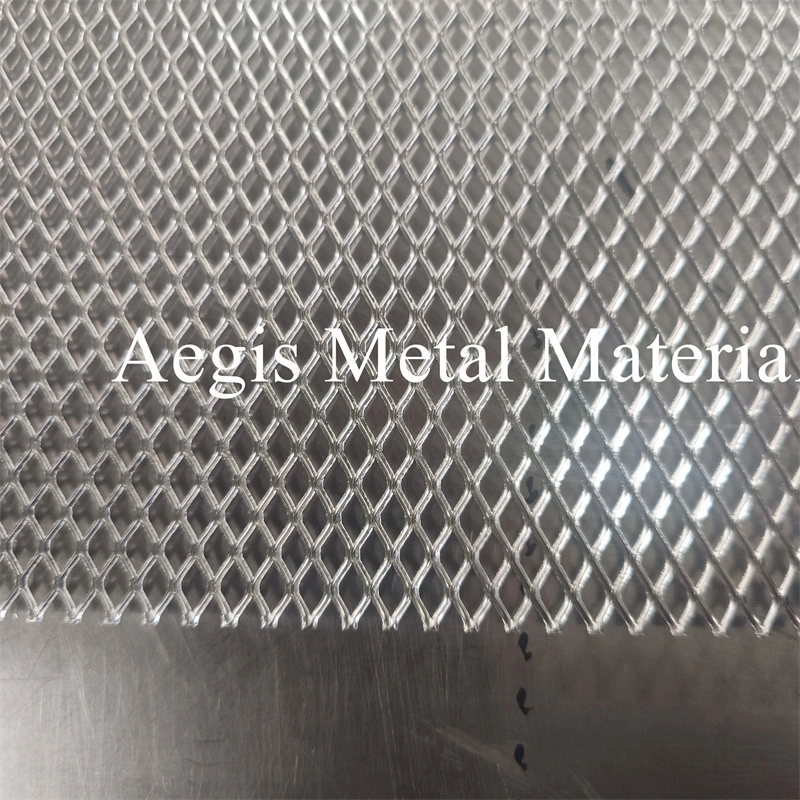 0.6mm 2.7mm 3*6 5*10mm Gr1 Gr2 Titanium Metal Expanded Mesh Sheet