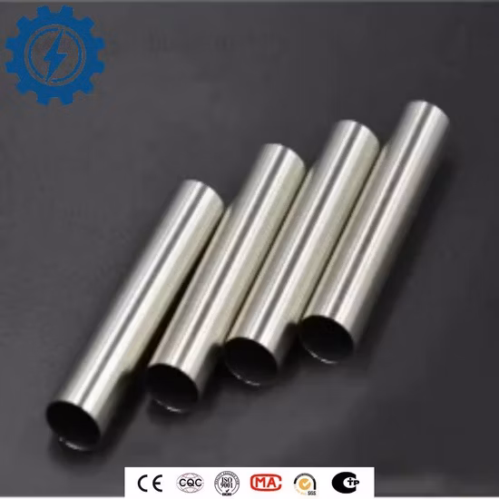 Tubo redondo de titanio soldado con autógena de acero de aleación de resistencia a la corrosión